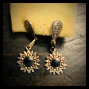 Aztec design earrings